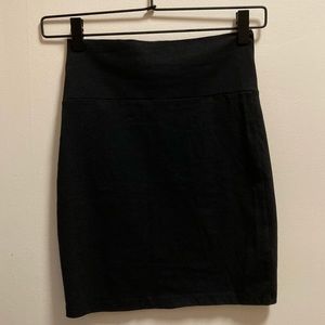 Black Charlotte Russe mini skirt